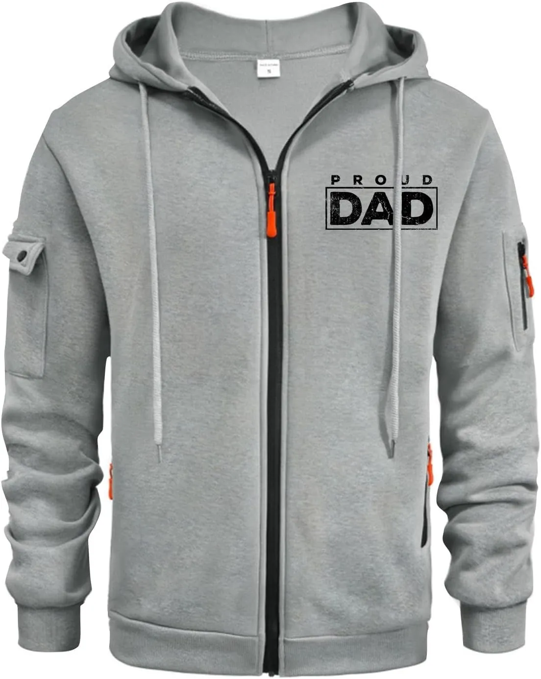 Sweatshirt for Men Zip Comfort Fashion Soft Drawstring Men's Sweatshirts Gym Stylish Sweatshirt with Pockets