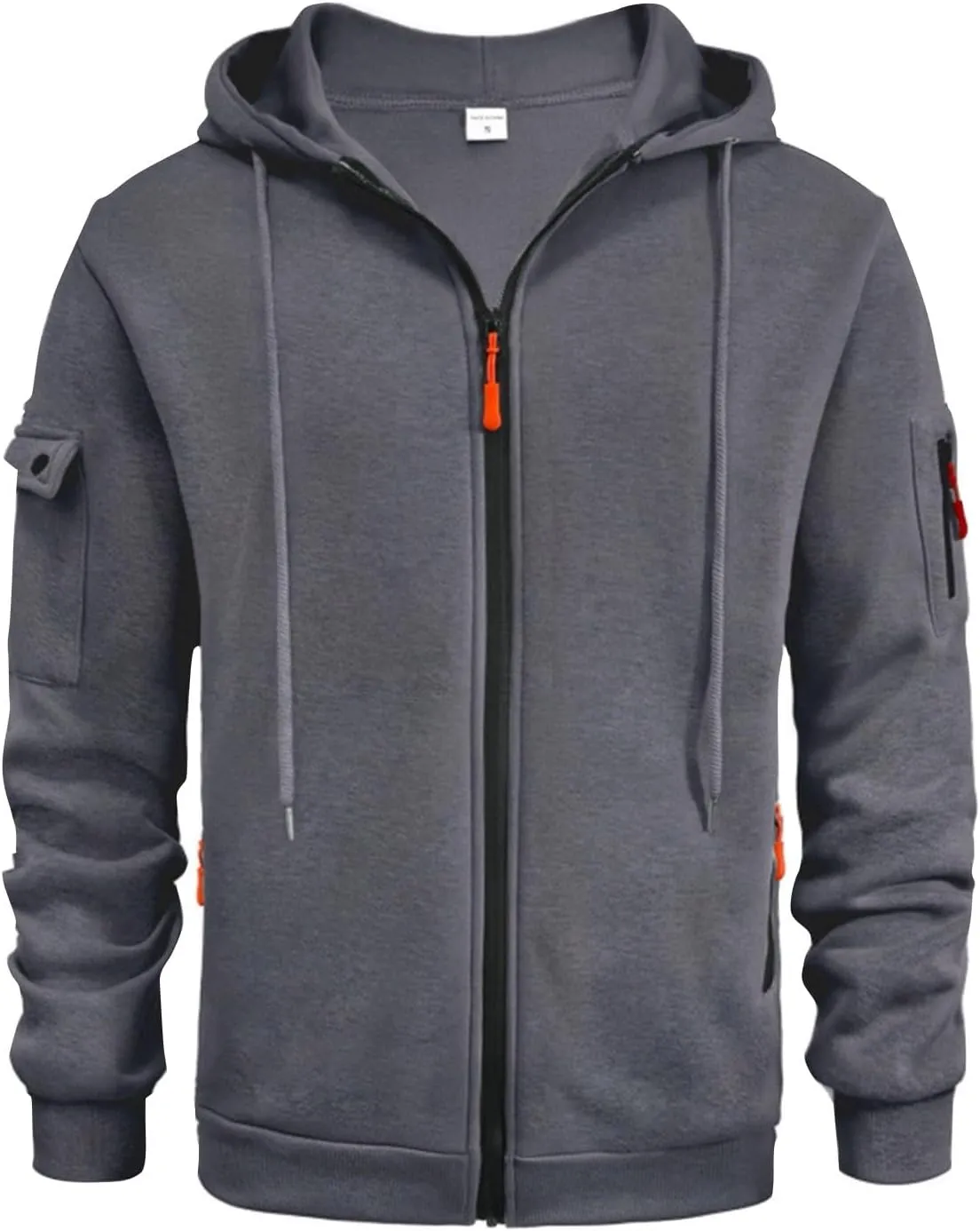 Sweatshirt for Men Zip Comfort Fashion Soft Drawstring Men's Sweatshirts Gym Stylish Sweatshirt with Pockets