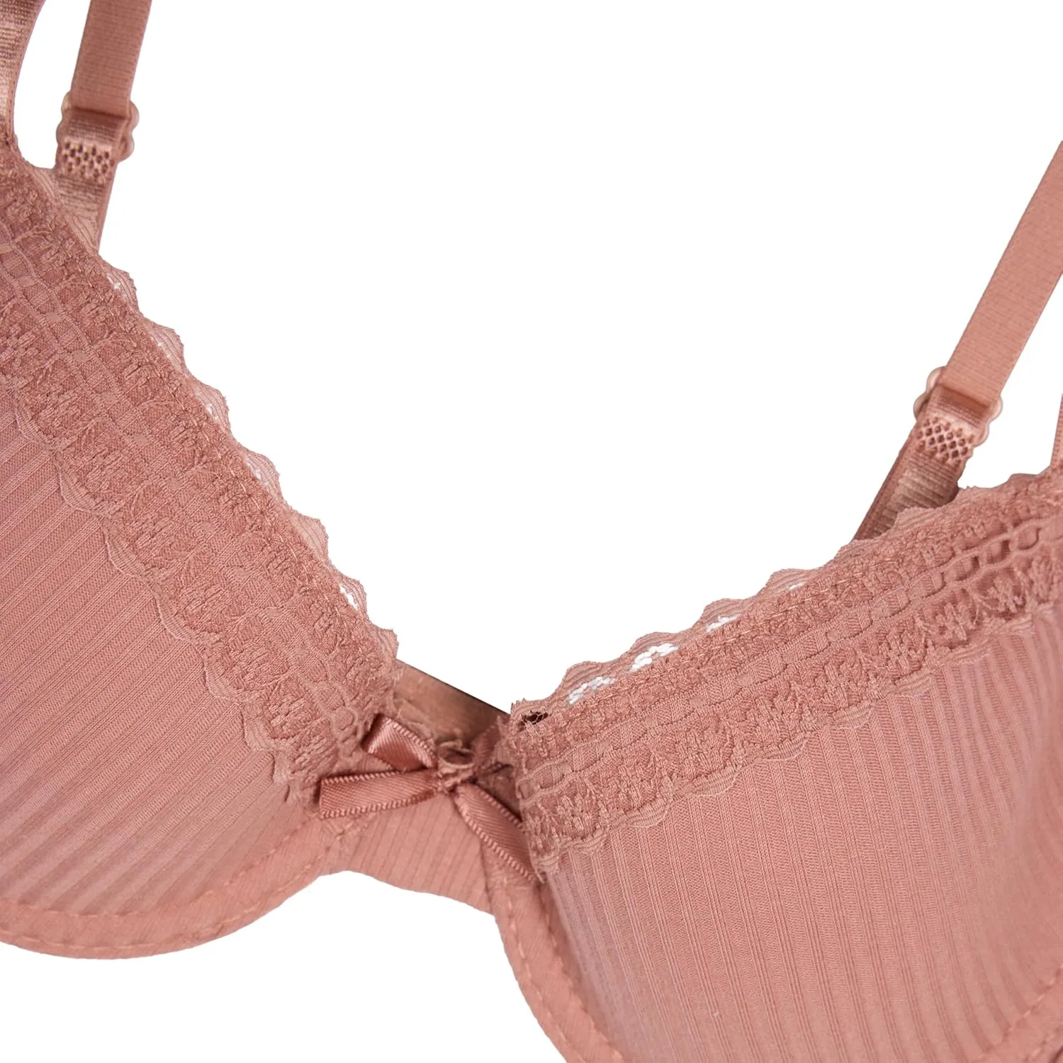TAHARI Girls' 3-Pack Structured Wire Bras