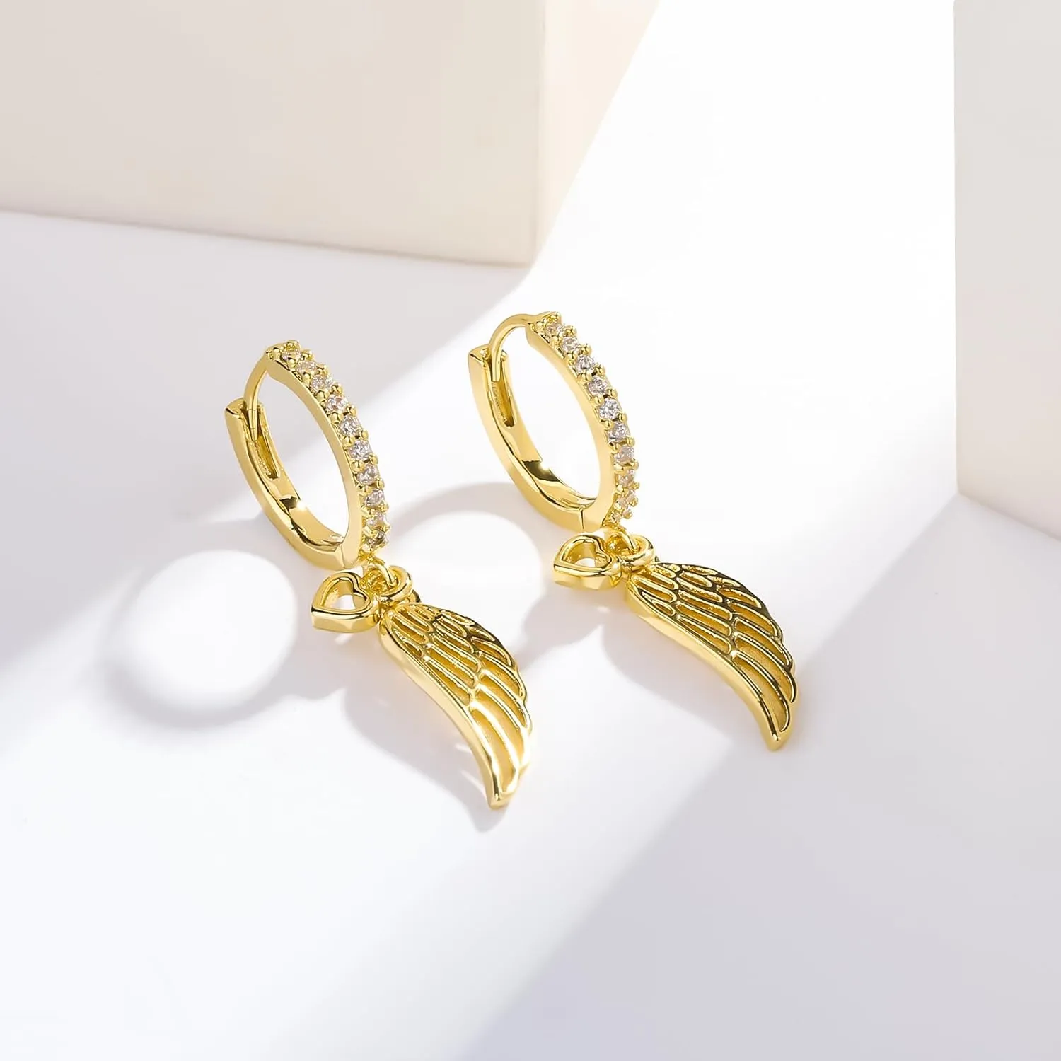 ToHeart Gold Dangle Earrings for Women Sun Hoop Earrings For Women Small Gold Hoop Earrings