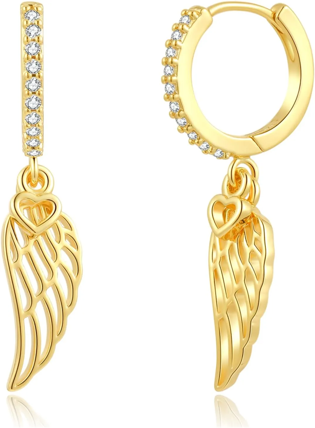 ToHeart Gold Dangle Earrings for Women Sun Hoop Earrings For Women Small Gold Hoop Earrings