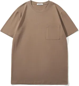 VEIISAR Mens T Shirt - Short Sleeve Crew Neck Soft Fitted Elastic Tees Fresh Classic Tshirts Color 20 