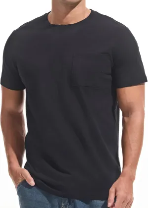 VEIISAR Mens T Shirt - Short Sleeve Crew Neck Soft Fitted Elastic Tees Fresh Classic Tshirts Color 20 