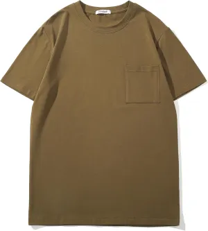 VEIISAR Mens T Shirt - Short Sleeve Crew Neck Soft Fitted Elastic Tees Fresh Classic Tshirts Color 20 