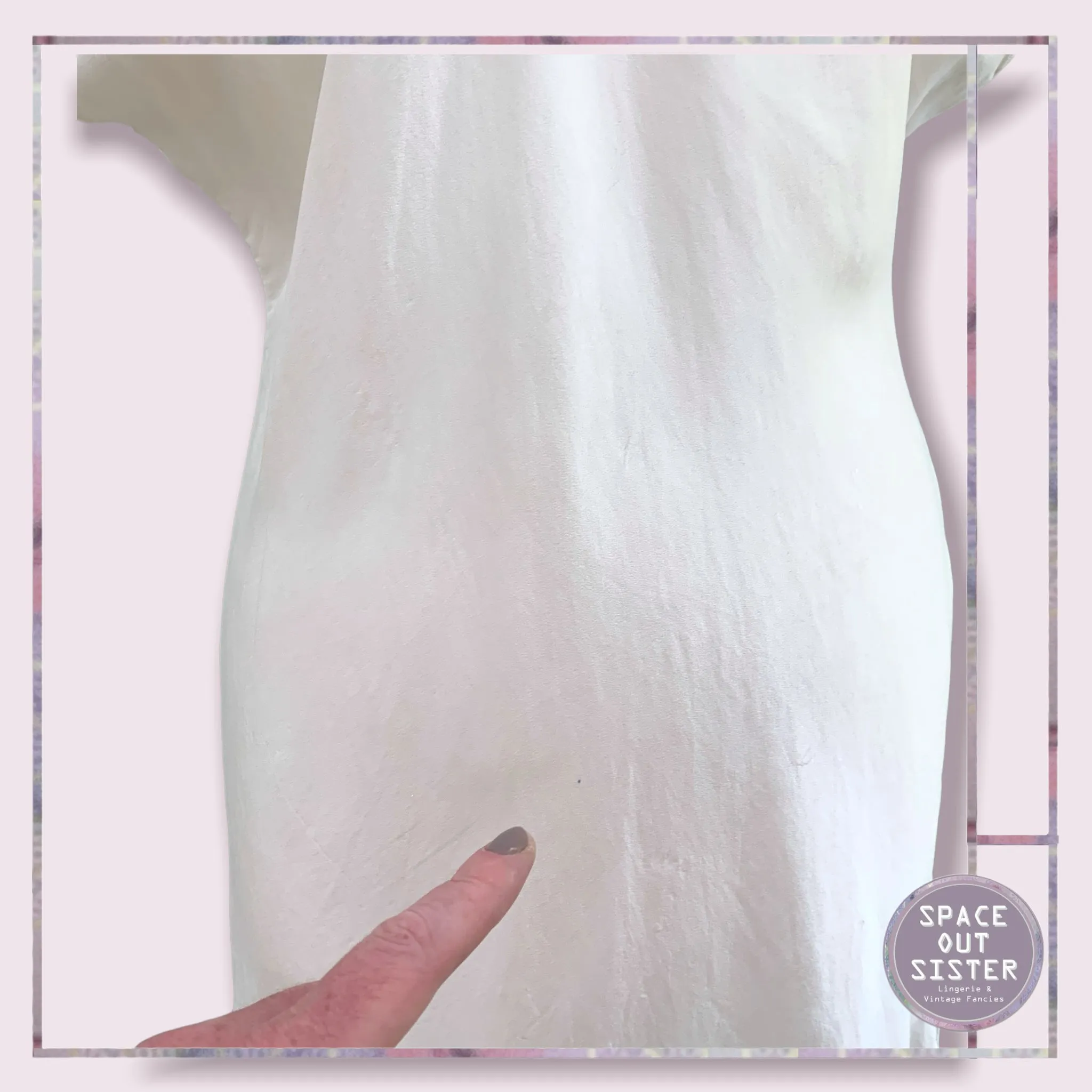 Vintage Silk Ivory Chemise