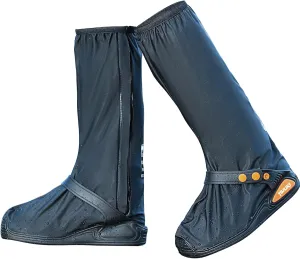 Waterproof Shoe Covers, Thickened Rain Boot Shoe Cover Reusable & Foldable Non-Slip with Reflector for Men Women
