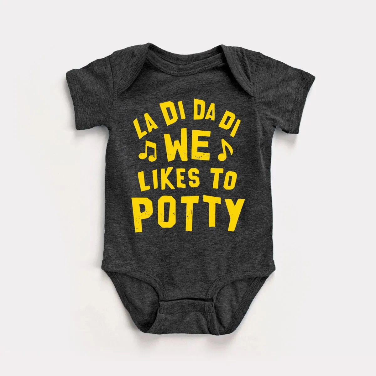 We Likes To Potty Baby Bodysuit