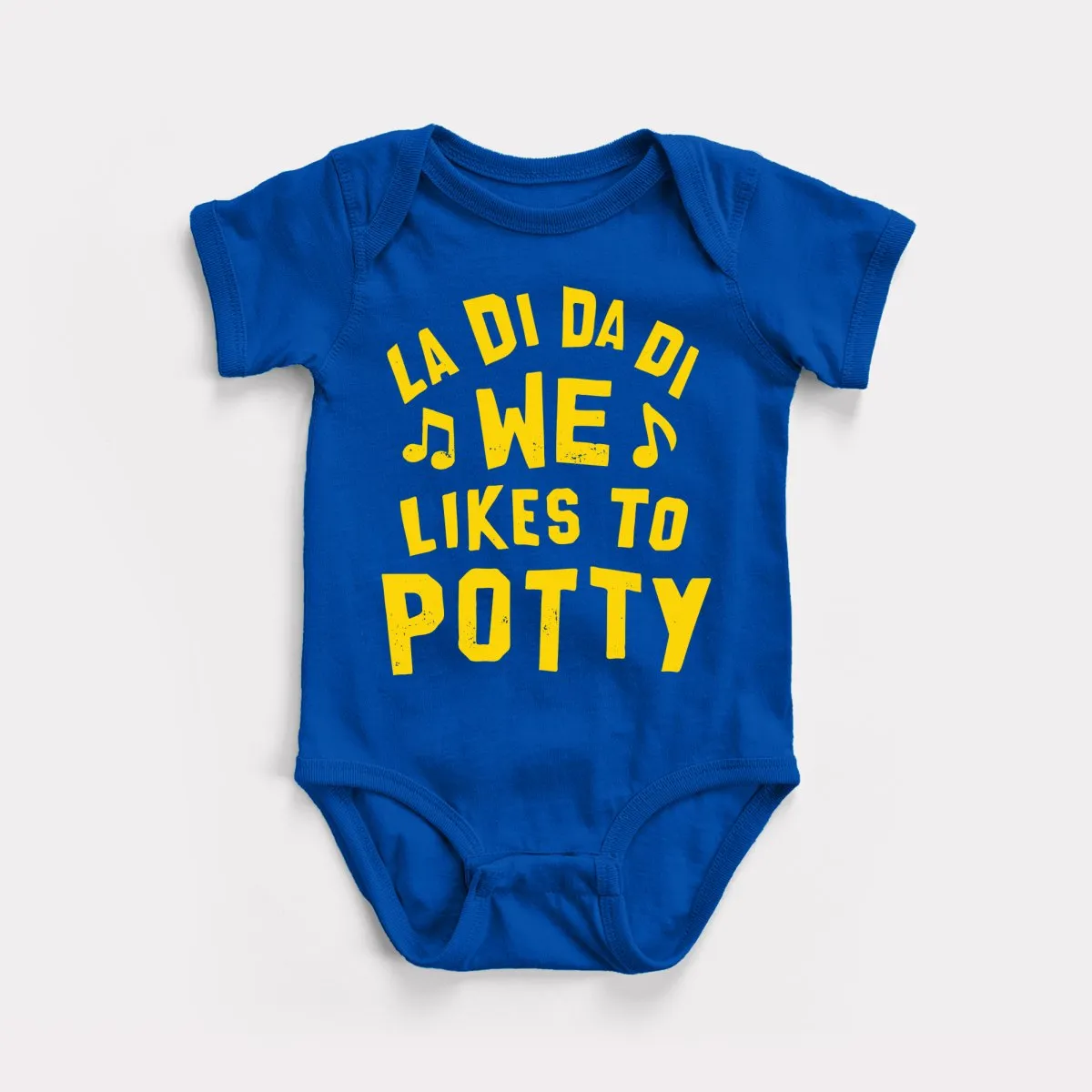 We Likes To Potty Baby Bodysuit
