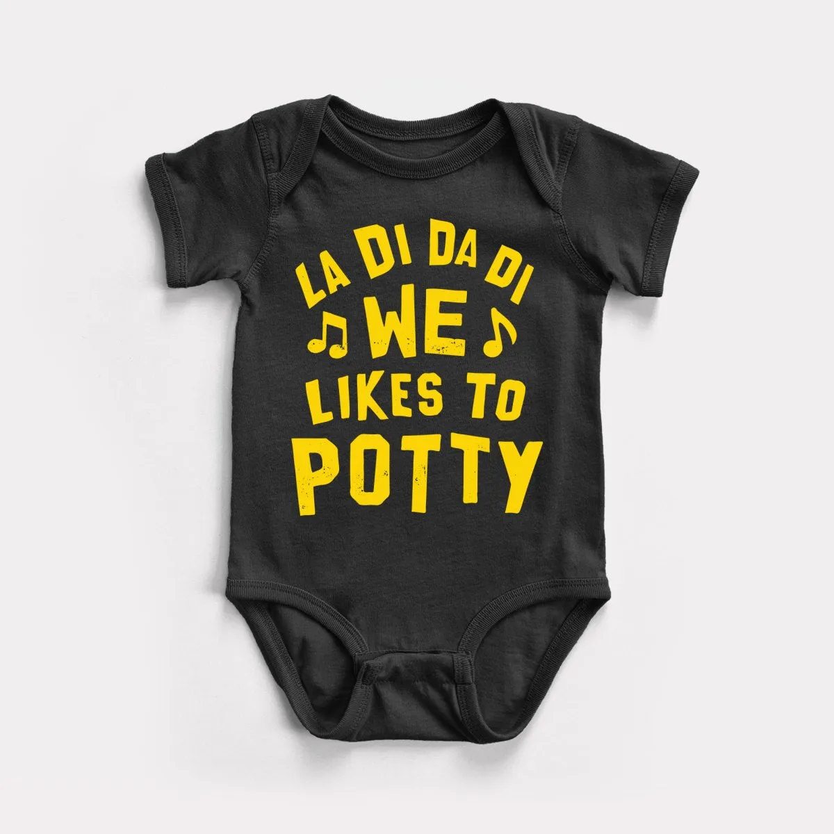 We Likes To Potty Baby Bodysuit