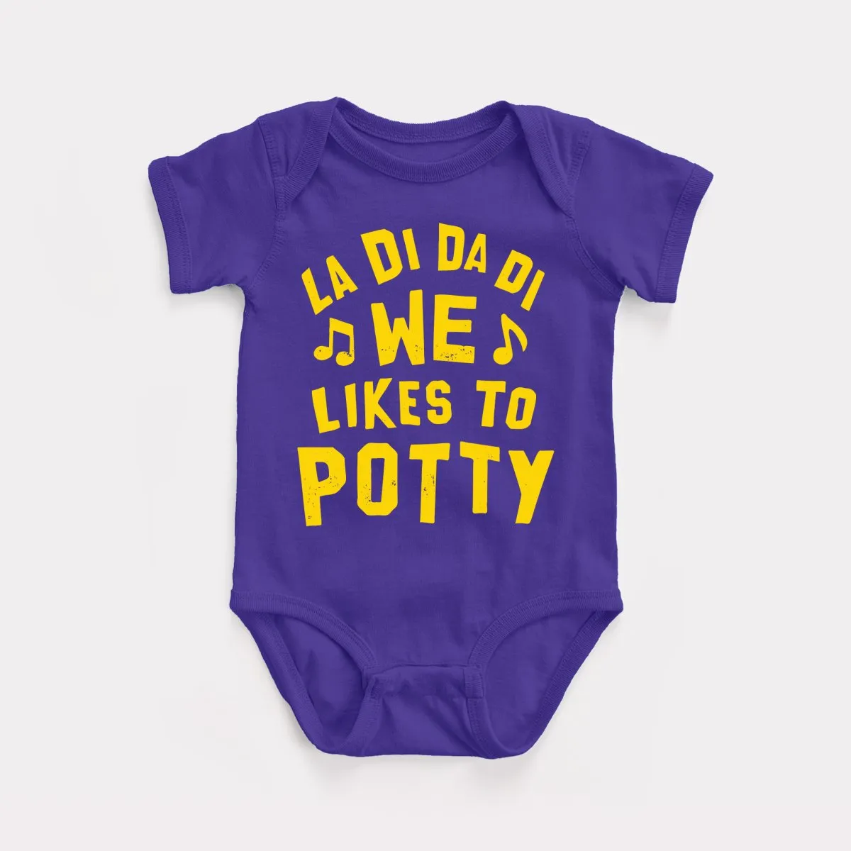 We Likes To Potty Baby Bodysuit