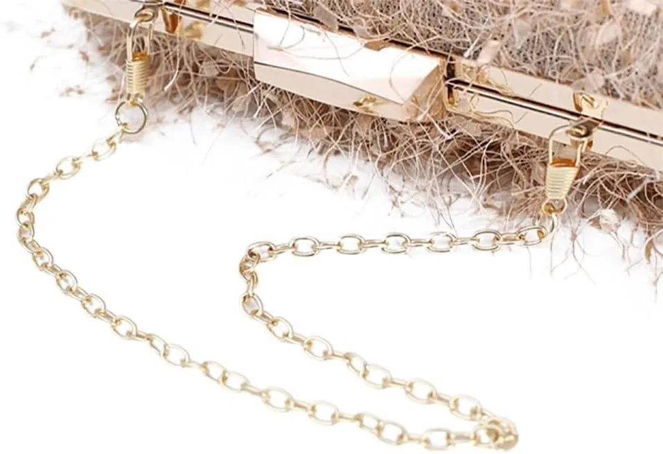 Women Great Tassels Clutch Purse Flurry Cocktail Evening Bag Crossbody Bag for Wedding Gown Formal Dressy Daily Skirt