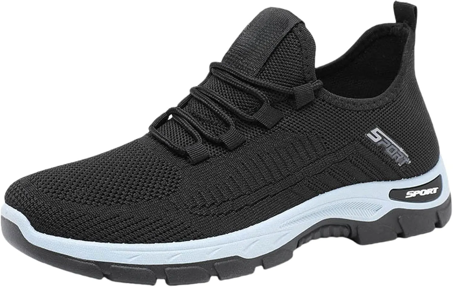 Women Men Slip On Walking Running Shoes Casual Breathable Walking Shoes Sport Athletic Sneakers Gym Tennis Slip On Comfortable Lightweight Shoe Non Slip Work Sport Athletic Trainer with Arch Support