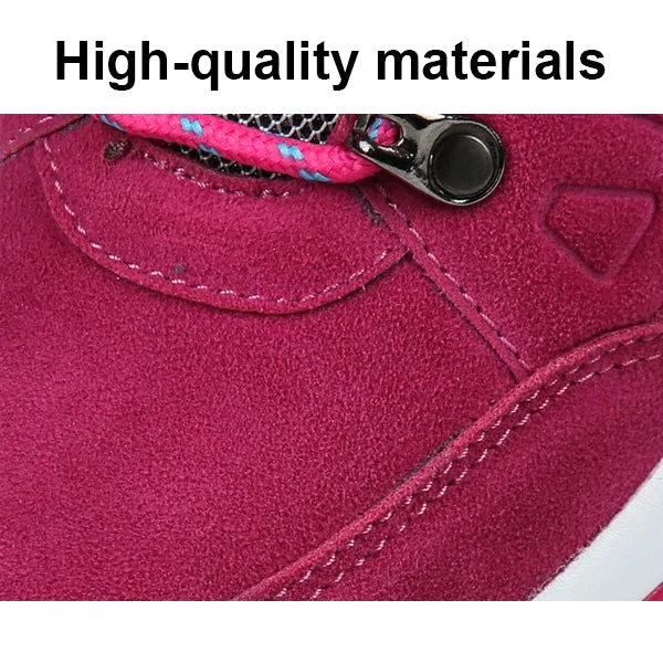 Women Suede Walking Slip Resistant Casual Comfortable Shoes