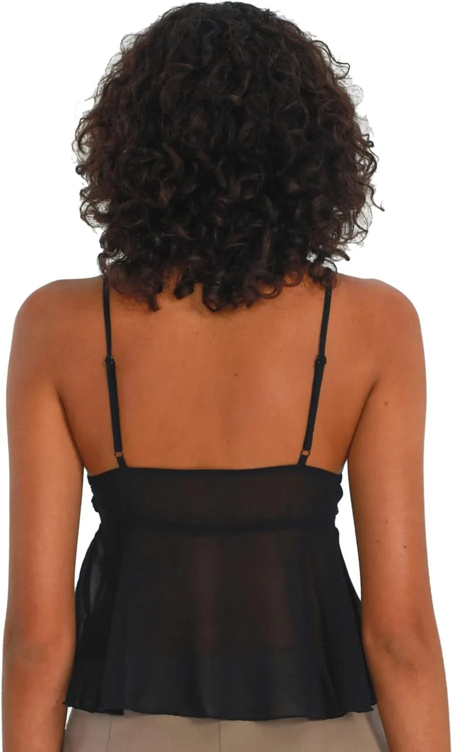 Women Y2K Sexy Tie Front Crop Top Spaghetti Strap Sleeveless Camisole Vest Summer Backless Going Out Cami Tank Tops