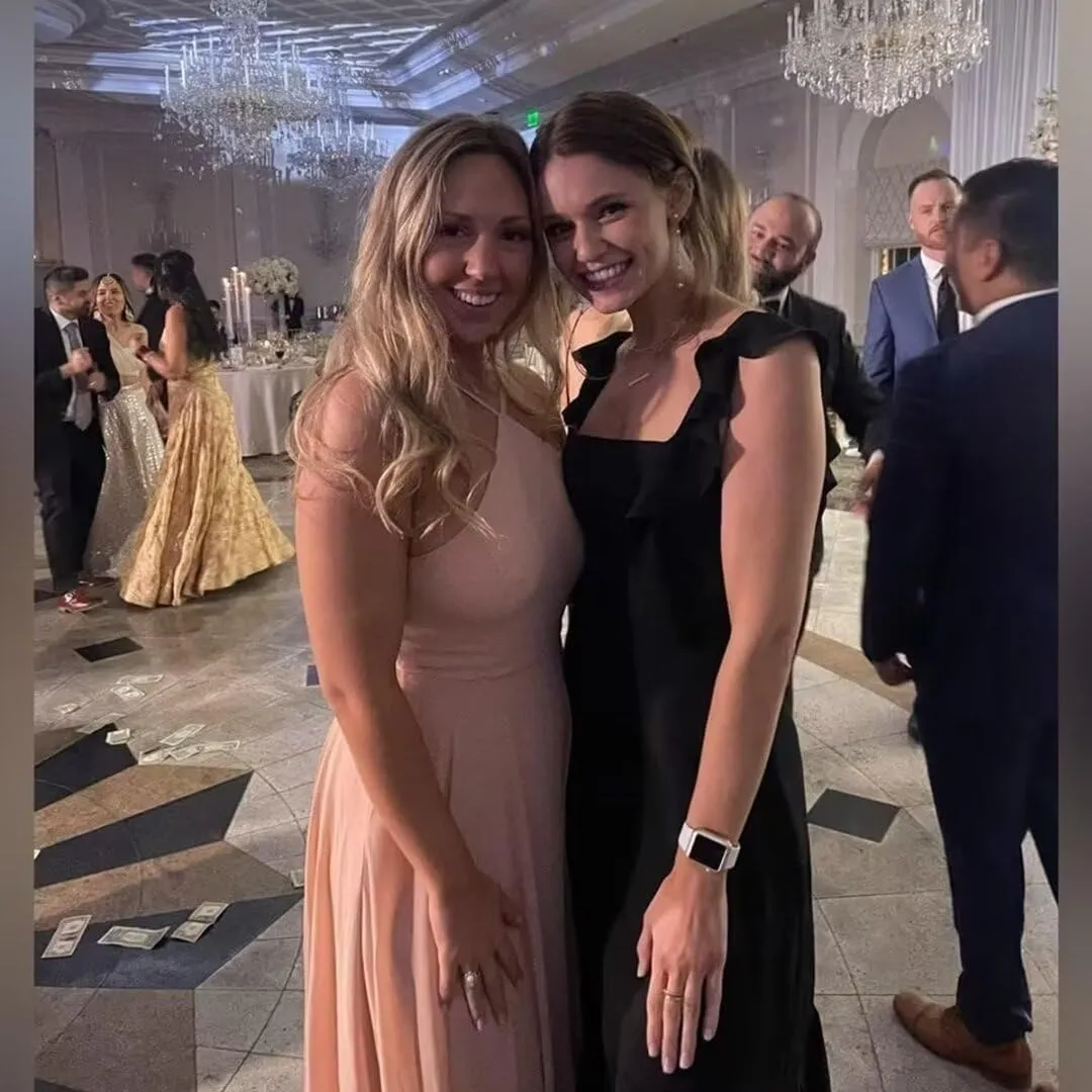 Womens A Line Halter Neck Bridesmaid Dresses, Chiffon Long Formal Evening Party Gown with Side Slit