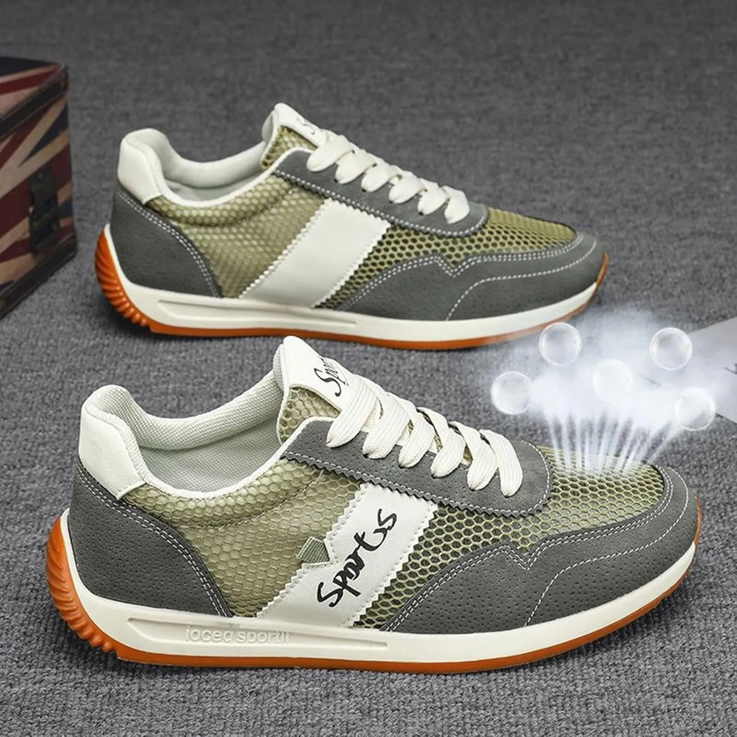 Women's Fashion Sneakers Trendy Lace Up Tennis Shoes Retro Trainers Casual Running Shoes Low Top Walking Sneaker