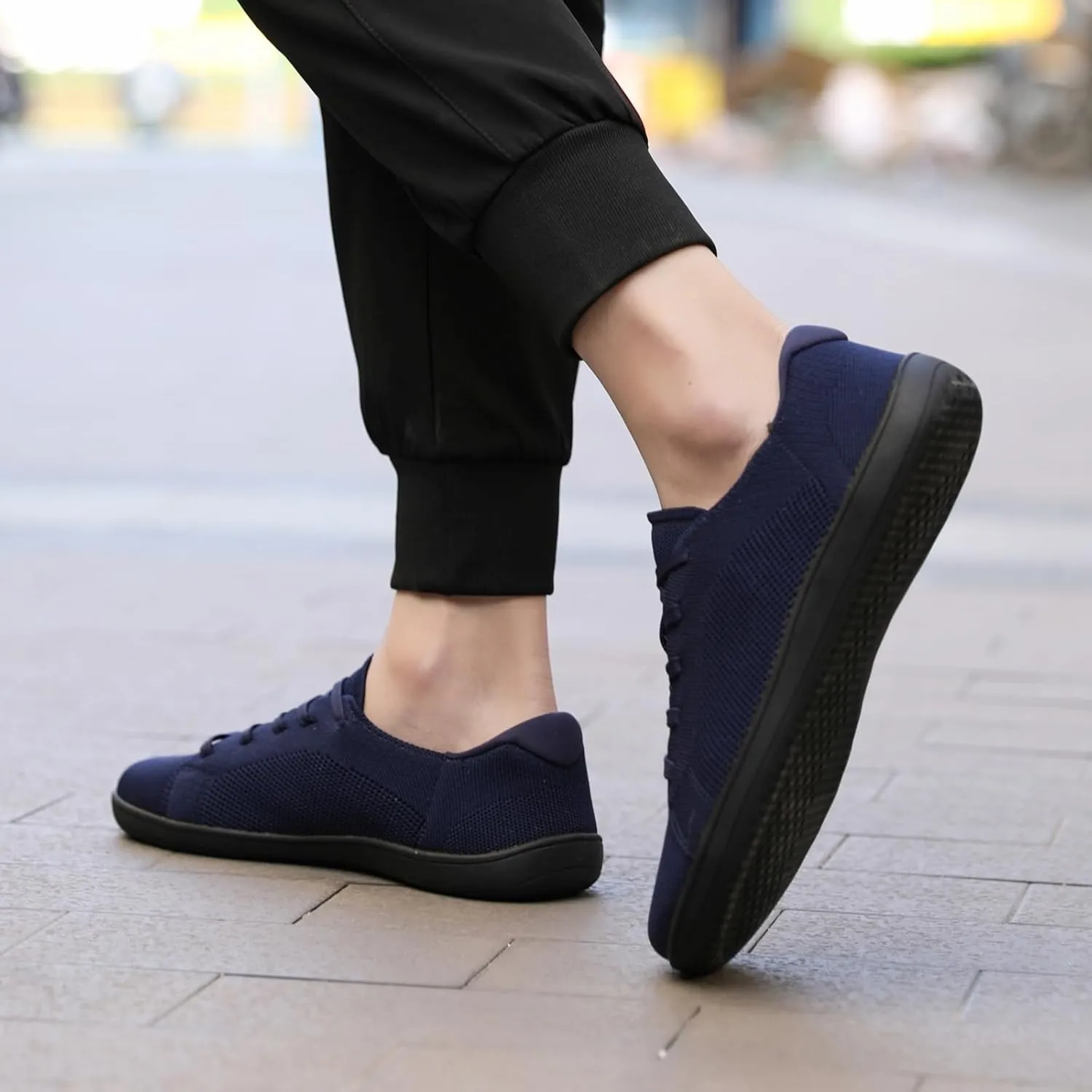 Women's Fashion Sneakers Wide Toe Box Barefoot Shoes Mesh Breathable Slip on Athletic Hiking Sports Shoes Casual Minimalist Summer Walking Sneakers