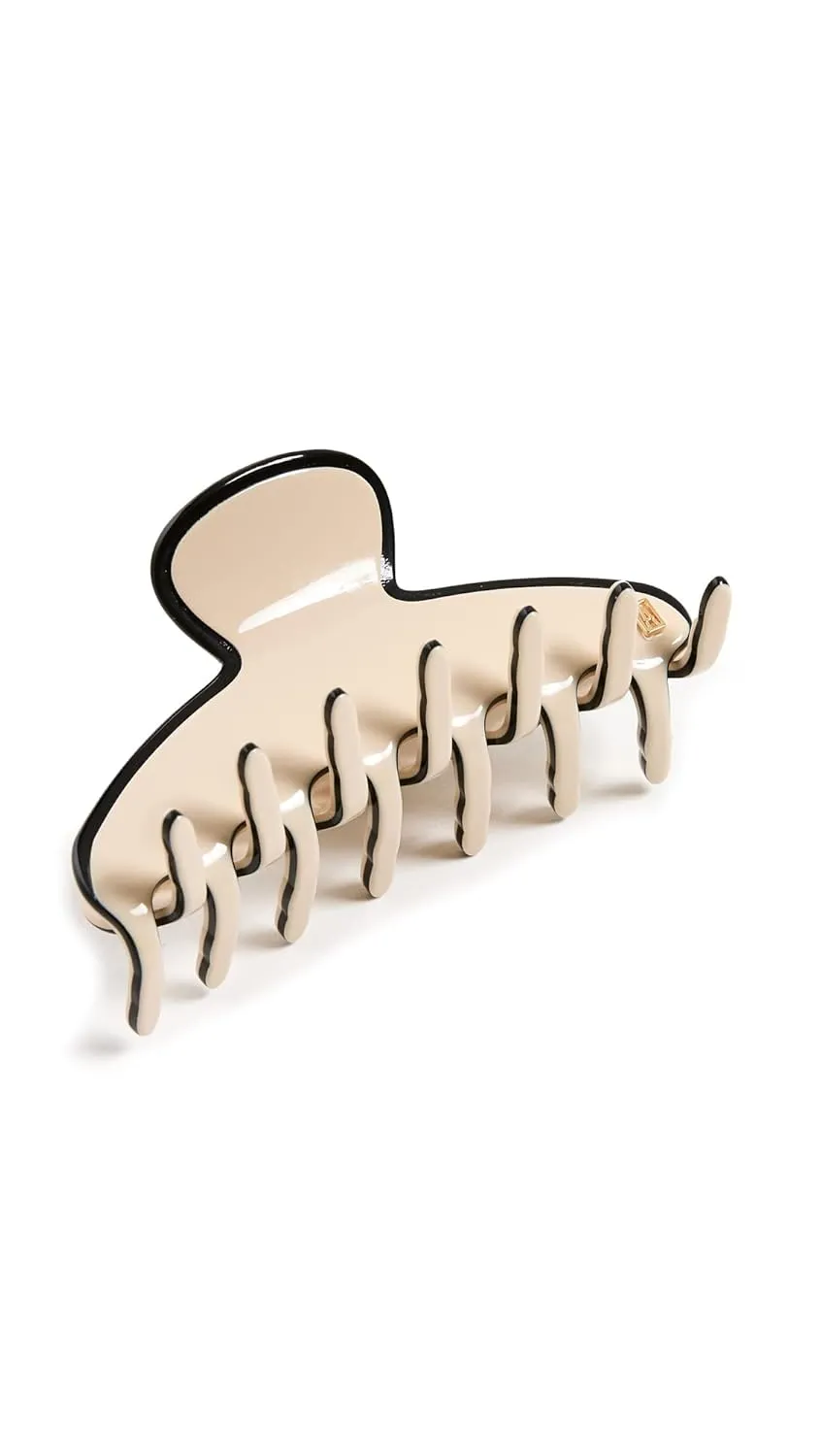 Women's Les Liserai Hair Clip, Ivory/Black, One Size