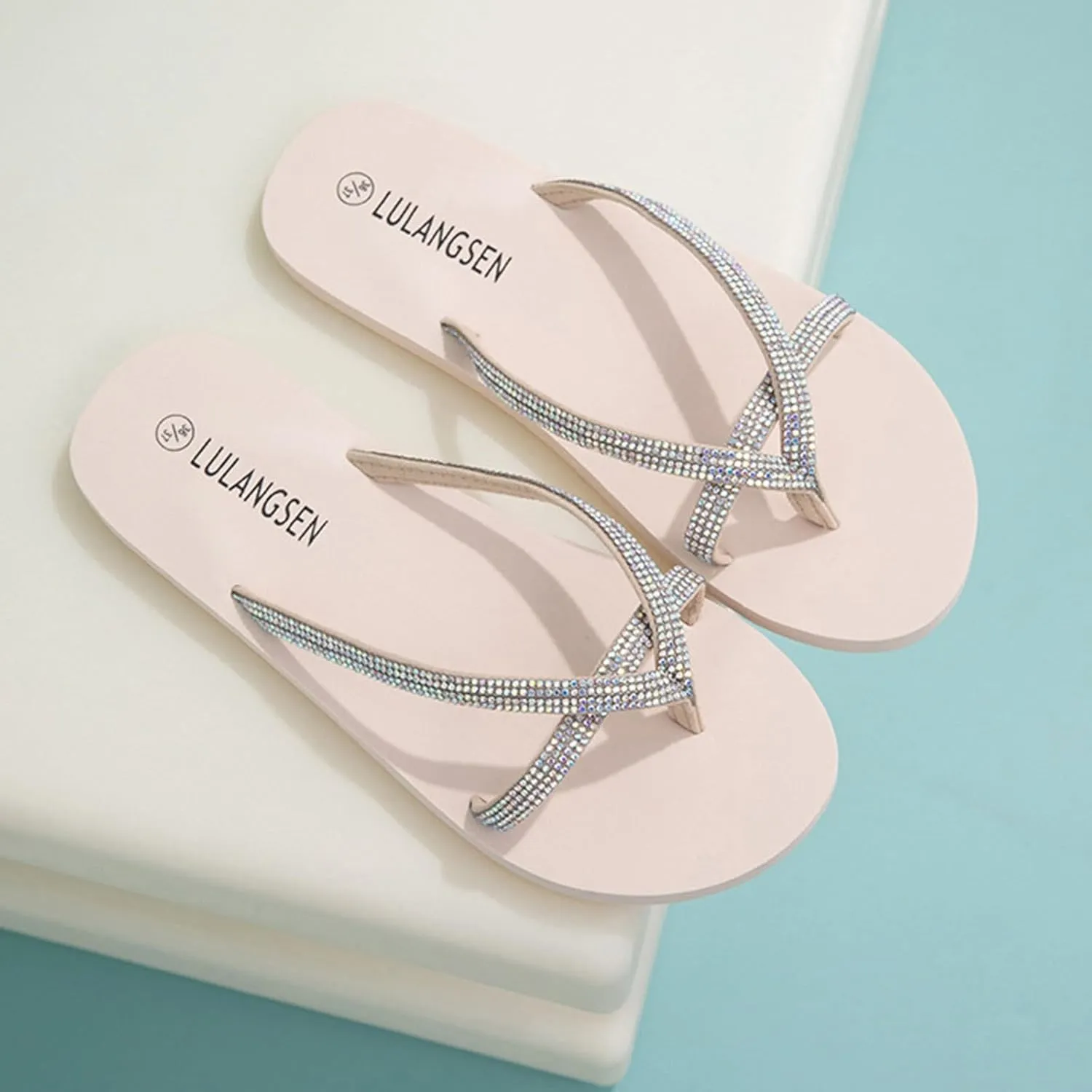 Women's Sandals Beach Sandals for Woman Flip Flops for Women Orthopedic Sandals Flat Sandals for Women Slip On