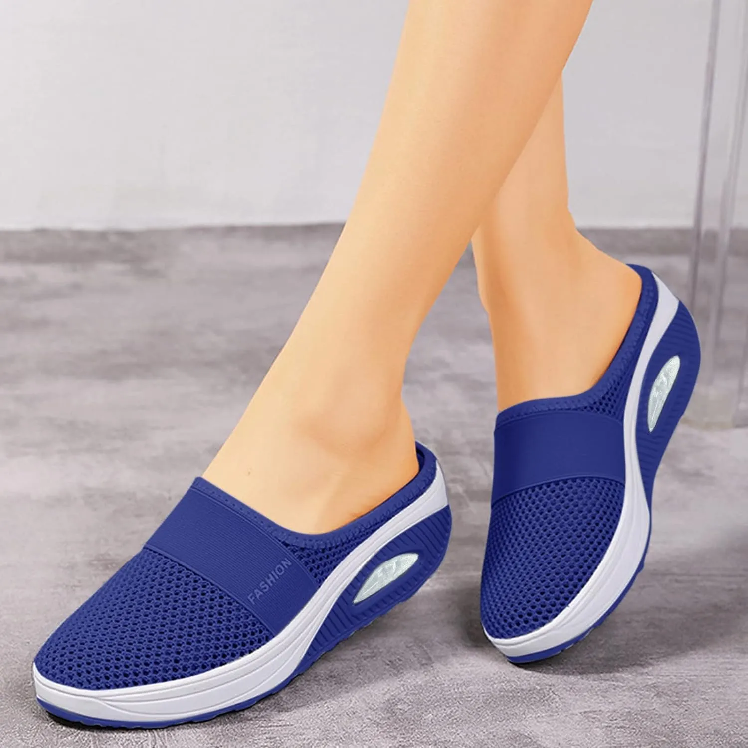 Womens Sneaker Orthopedic Walking Tennis Shoes 2024 Summer Wedge Sandals Lightweight Closed Toe Slides House Slippers