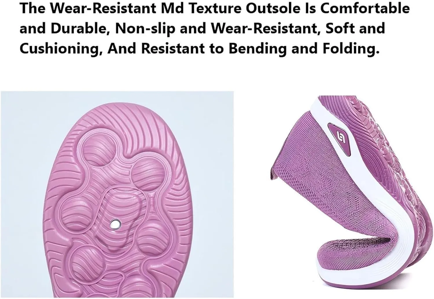 Womens Walking Shoes Woven Orthopedic Breathable Soft Shoe Comfortable Arch Support Sneakers Air Cushion Athletic Shoes Hands Free Slip in Sneaker Mesh Running Trainers Anti-Skid Sports Sneakers