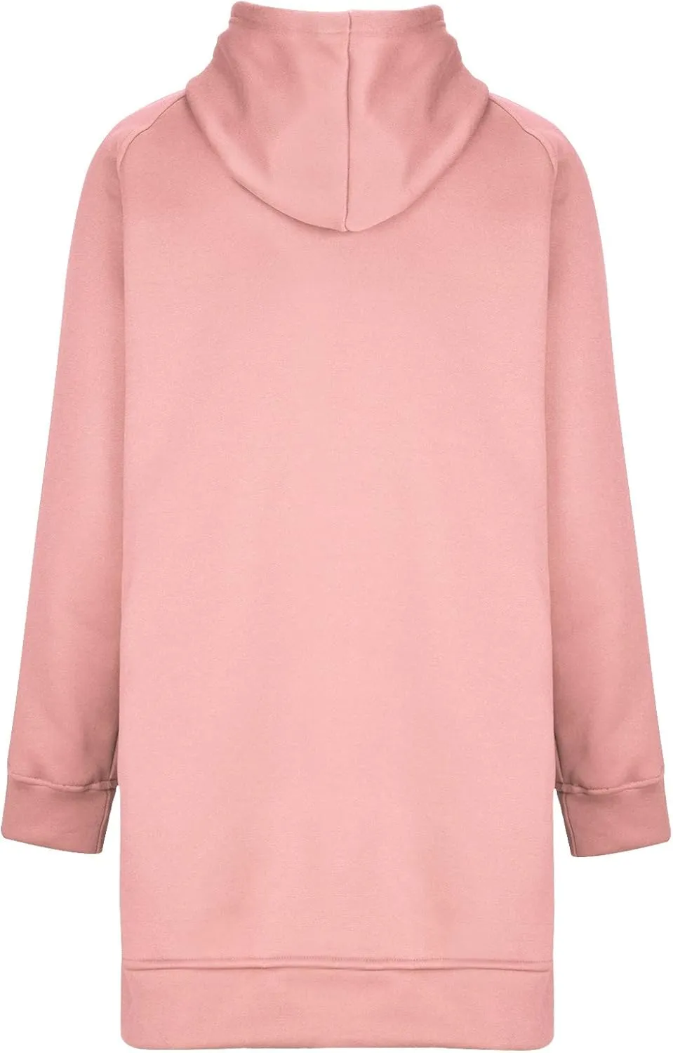 Women's Winter Oversized Hoodies Stylish Long Sleeve High Split Hem Pullover Casual High Low Sweatshirt With Pocket