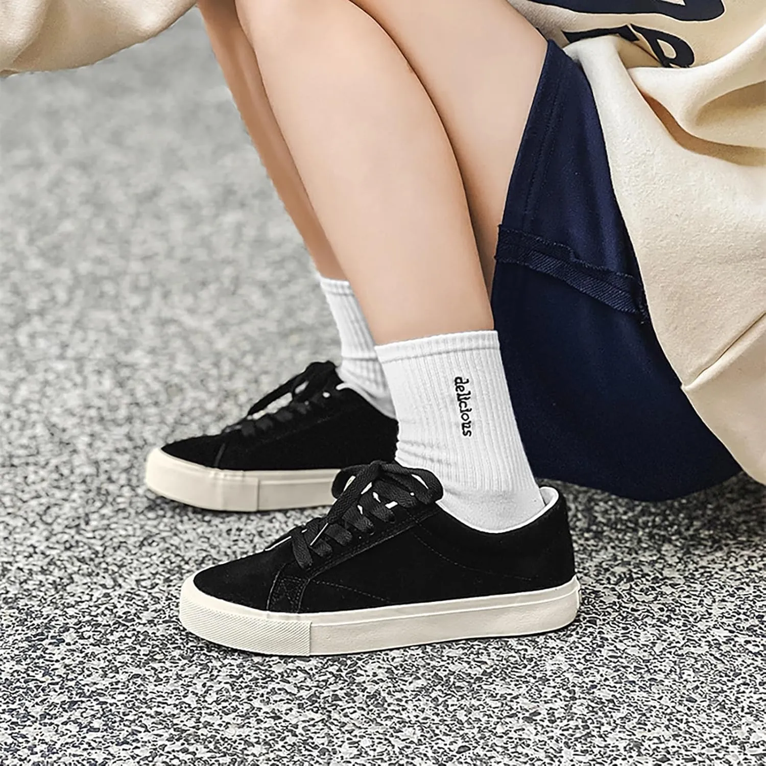 YIBLBOX Canvas Shoes for Women Fashion Sneakers Casual Tennis Shoes Classic Walking Shoes